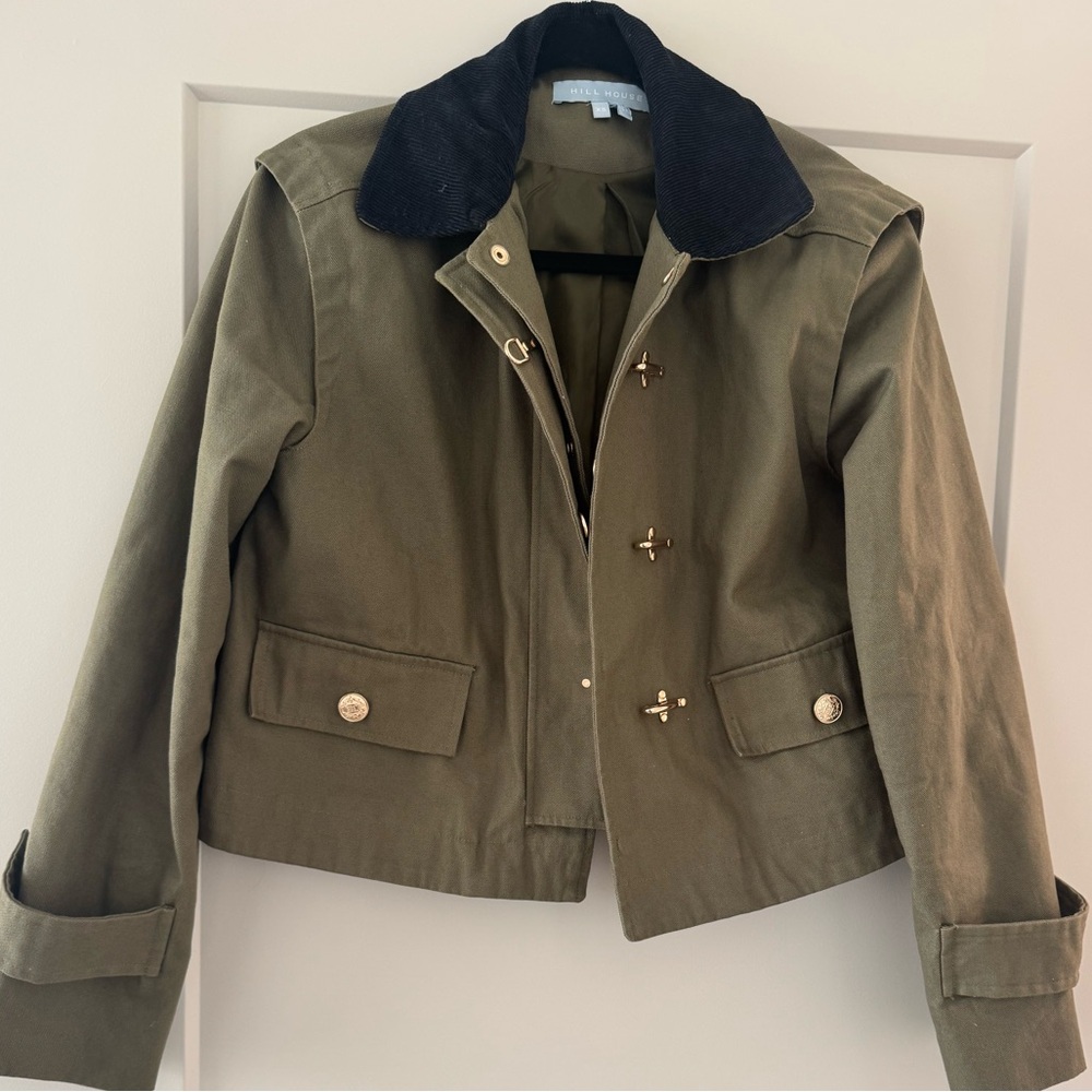 Hill House Clarisse Jacket Olive Canvas